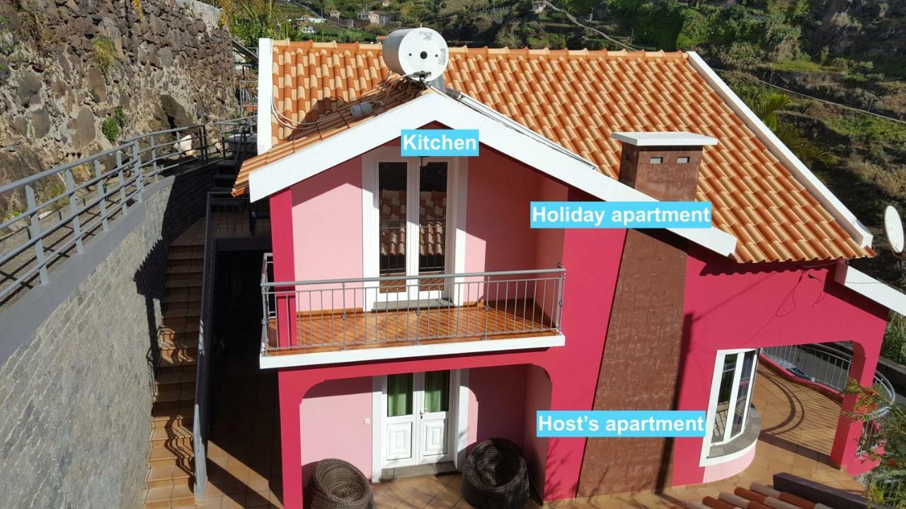 Pink House Apartment Ponta do Sol  Bagian luar foto