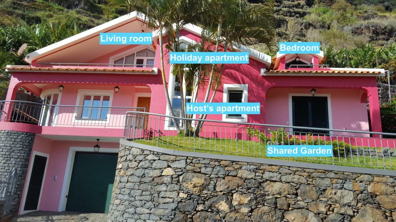 Pink House Apartment Ponta do Sol  Bagian luar foto